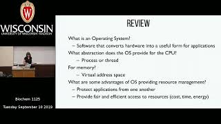 CS 537: OS - 2 | Processes | University of Wisconsin-Madison