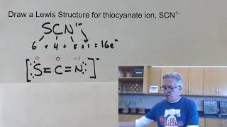 Formal Charge in Lewis Structures #:7 Thiocyanate ion: AP Chemistry Homework