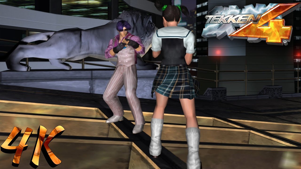 Tekken 4 | Violet | Arcade Mode pcsx2 (ps2) 5k [2880p] wide-screen ...