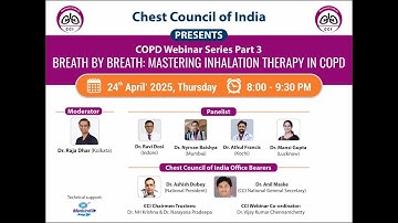 COPD Webinar Series Part 3 | BREATH BY BREATH - MASTERING INHALATION THERAPY IN COPD