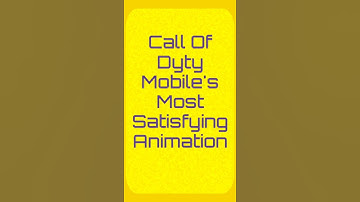 Call of Duty Mobile - The Most Satisfying Animation