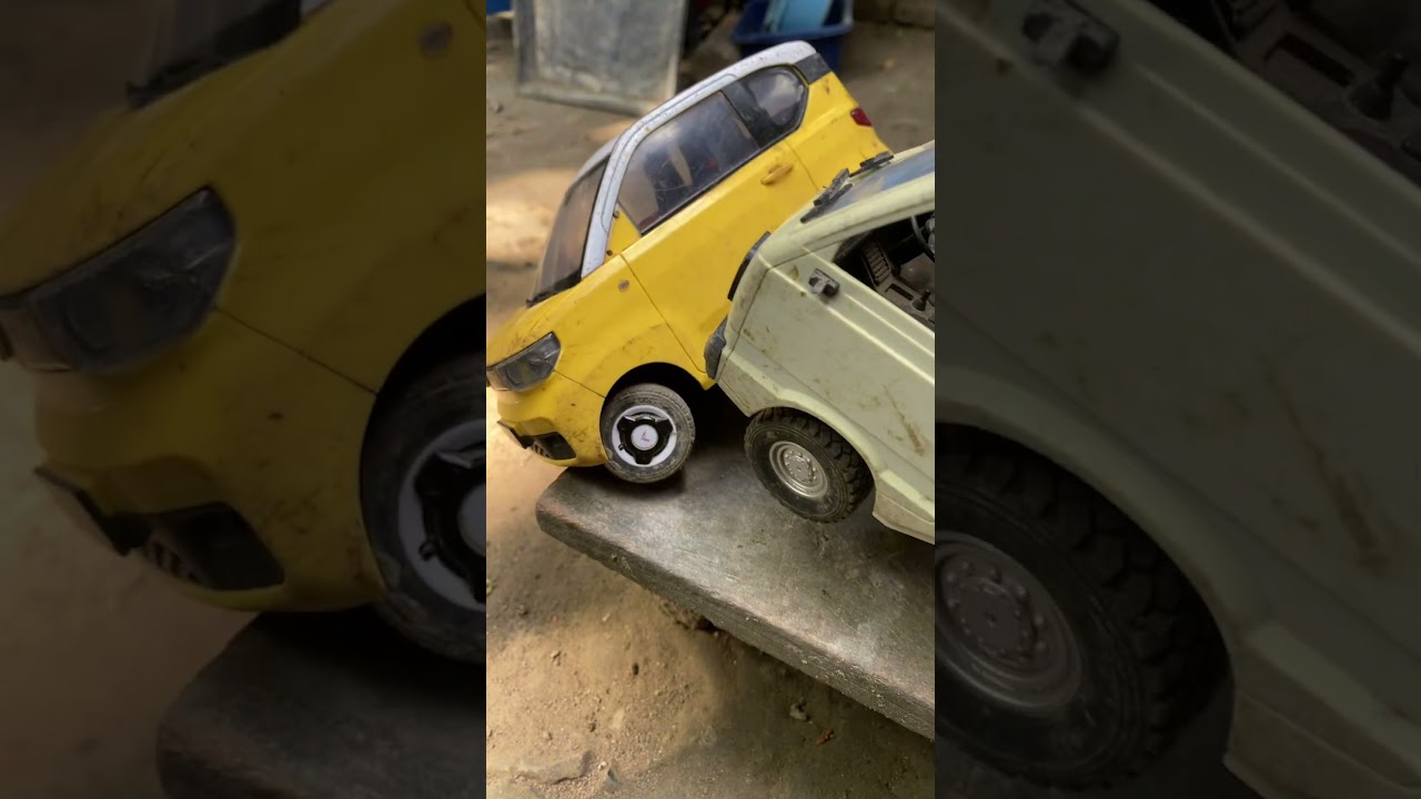 Pick up vs car#truckesvlogs #trendingshorts