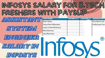 HOW MUCH AN INFOSYS ASSISTANT SYSTEM ENGINEER (FRESHER) EARNS PER MONTH?