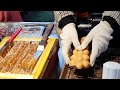 천연벌집 와플/인기많은 홍콩와플/와플맛집/한국길거리음식/Natural honeycomb waffles/Korean street food