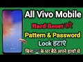 ALL VIVO MOBILE || HARD RESET || PATTERN REMOVE || PASSWORD LOCK UNLOCK || बिना कंप्यूटर के || 2026.