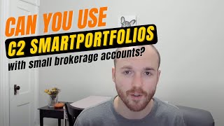 Can you use SmartPortfolios with small-ish brokerage accounts?