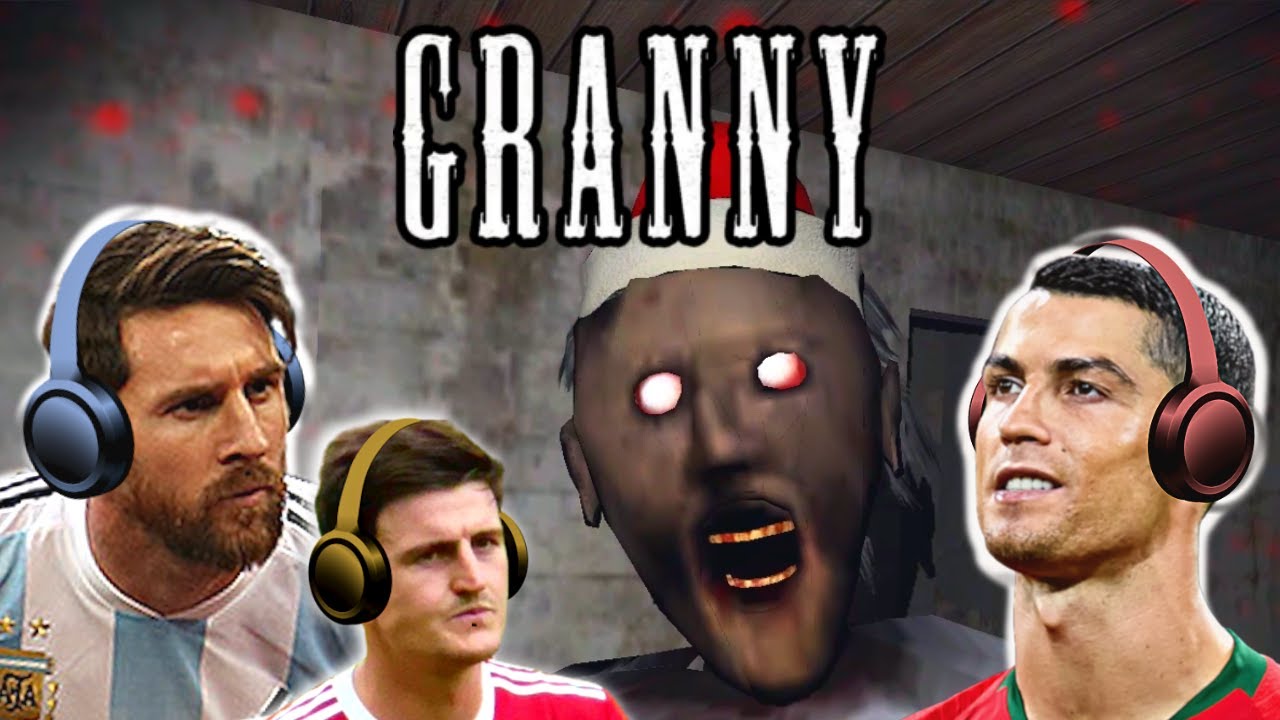 Messi & Ronaldo play GRANNY with Maguire!