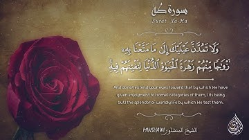 روائع الشيخ المنشاوي -   سورة طه [ 129 - 135 ]