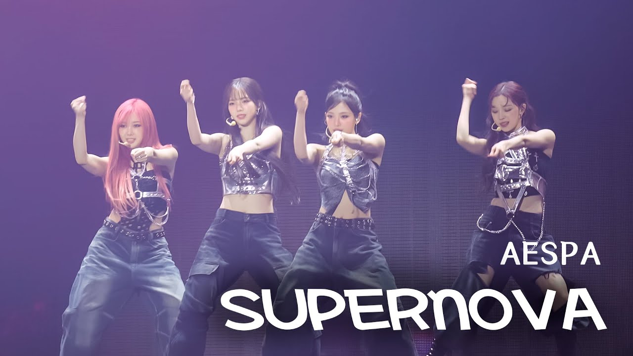 [4K] AESPA 에스파 :: Supernova :: fancam PARALLEL LINE - ENCORE 250315