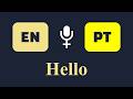 Hello | Olá [Portuguese Learning - Female Voice]
