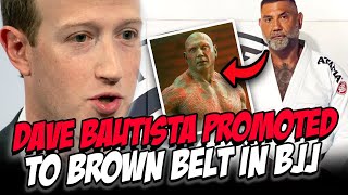 WWE Star Dave Bautista Gets BJJ Promotion | Zuckerberg Gets Trolled for AMATEUR COMMENTS | BJJ News