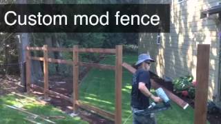 Premier Fence custom fence construction