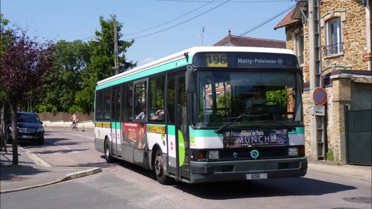 La ligne de bus RATP 196 Massy Palaiseau RER - Antony RER