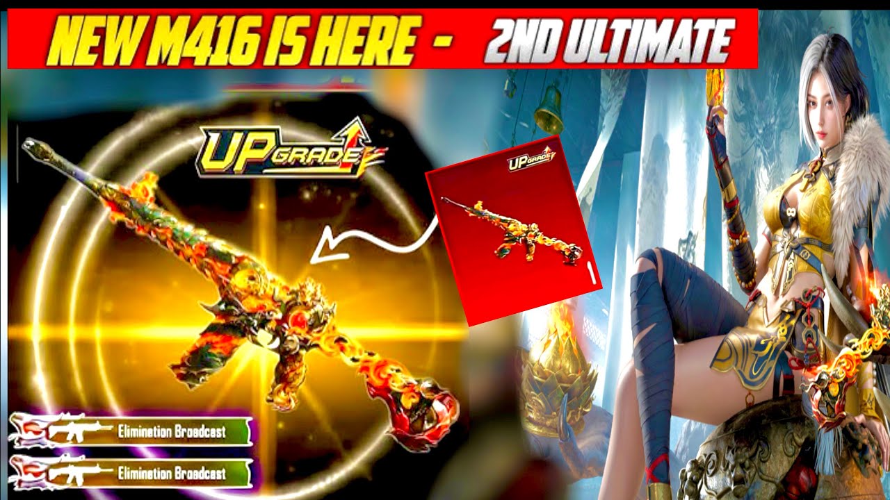 New Ultimate Create Opening And | Crimson Skyblade – M416 MIXING 😱😍 