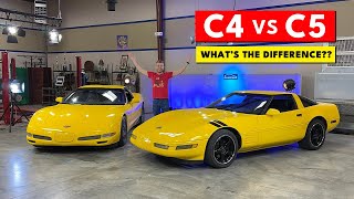 Here Are ALL Of The Major Differences Between The C4 And C5 Corvettes