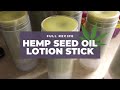 How to make Healing Herbal Solid Hemp Seed Lotion Bar Stick DIY Full Recipe