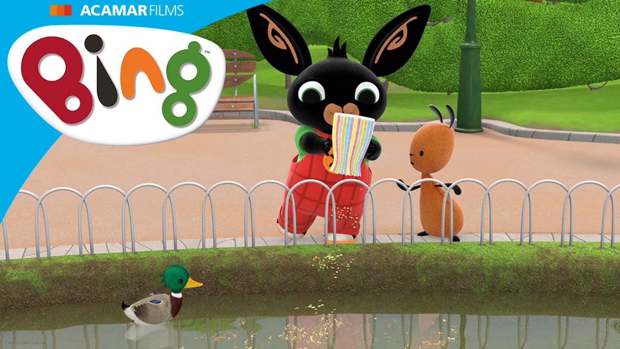 Bing et Sula nourrissent des canards ! | Bing Français