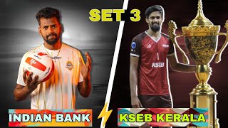 SET 3 🔥 | INDIAN BANK VS KSEB KERALA | KUMTA VOLLEYBALL TOURNAMENT