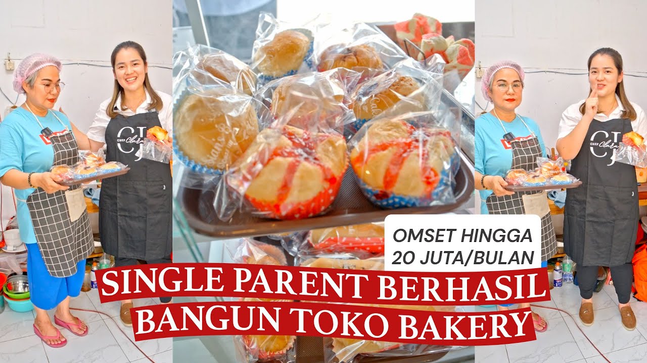 IBU UMUR 53 TAHUN NEKAT BANGUN BISNIS BAKERY MODAL BUKU RESEP CHEF CLARA DOANG