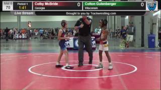 755 Schoolboy 70 Colby McBride Georgia vs Colton Gutenberger Wisconsin 8569010104