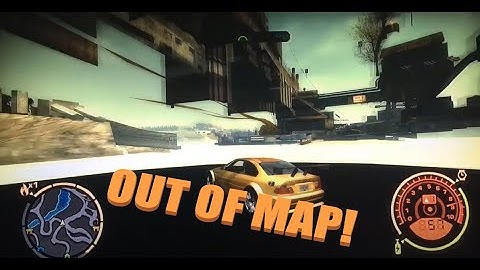Need for speed most wanted out of map