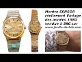 Montre vintage dore hongkongaise homme sensor  59 vintagewatch hongkongwatch oldwatch