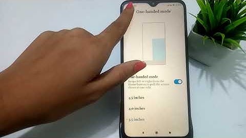 Redmi 9i one handed mode settings | How to enable one handed mode,one handed mode enable kaise kare