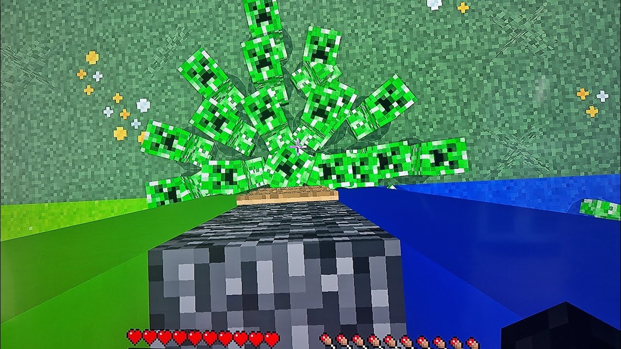 Minecraft creeper build battle Noob vs pro - YouTube