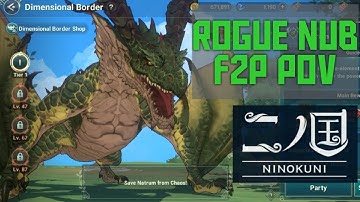 DIMENSIONAL BORDER NATRUM NEST TIER 1 POV NUB ROGUE F2P | NI NO KUNI : CROSSWORLDS