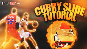 GLITCHY TELEPORT DRIBBLE MOVE CURRY SLIDE NBA 2K21! CURRY SLIDE BEHIND THE BACK TUTORIAL NBA 2K21!