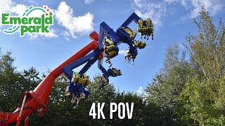 Emerald Park   Power Surge Onride POV 4K