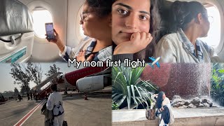 Mom’s First Flight Experience ✈️ | Leaving Bengaluru 💔