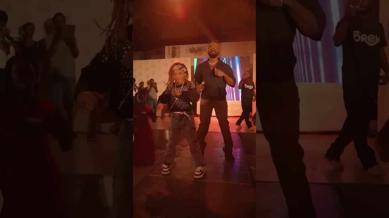 Mr Drew and Abigail on the sneaky challenge 