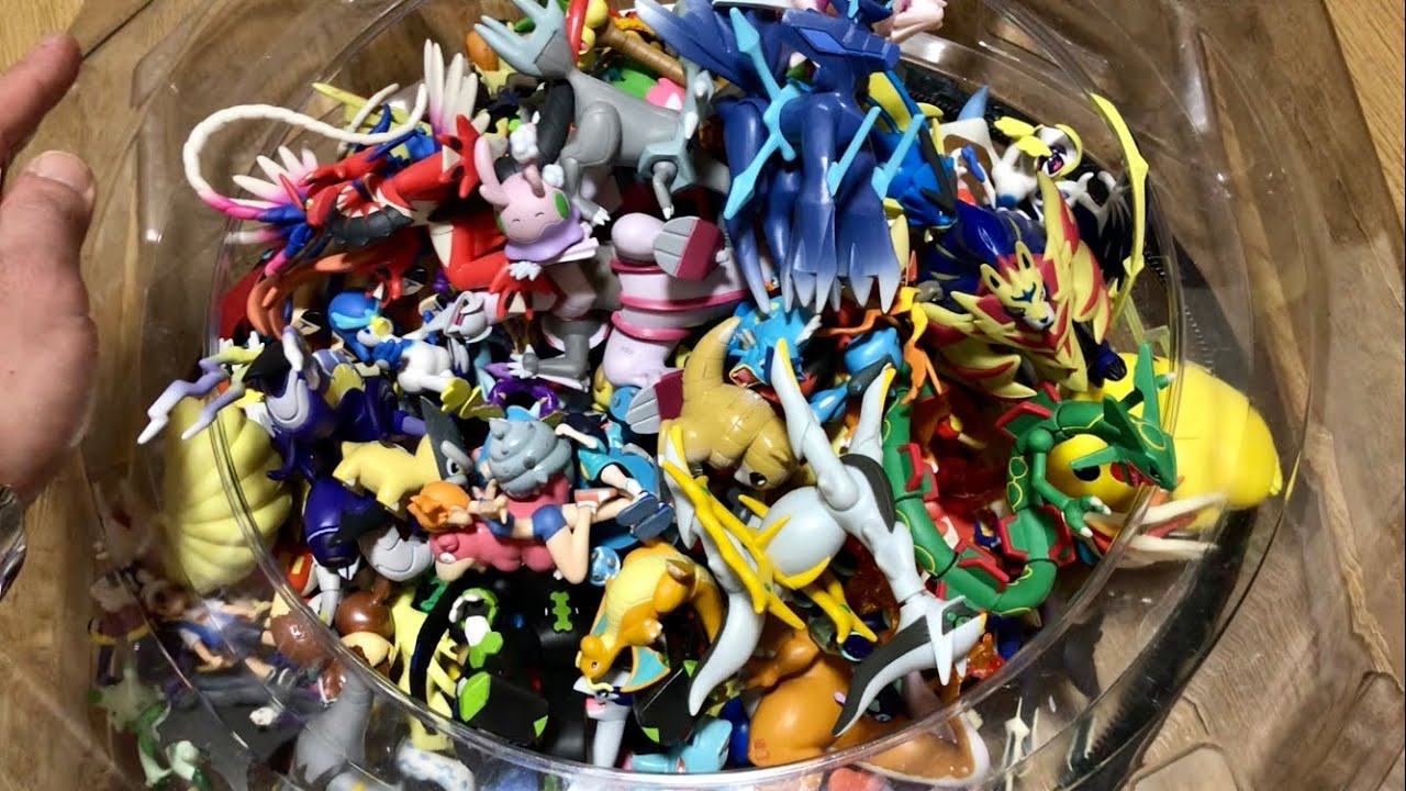 モンコレをDAISO商品で飾り直しました♪【ポケモンフィギュア