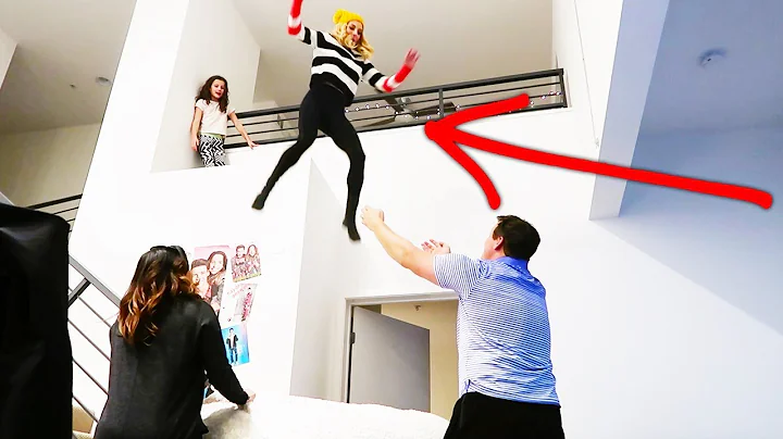 Do Not Try This!  Rebecca jumps off balcony at the...