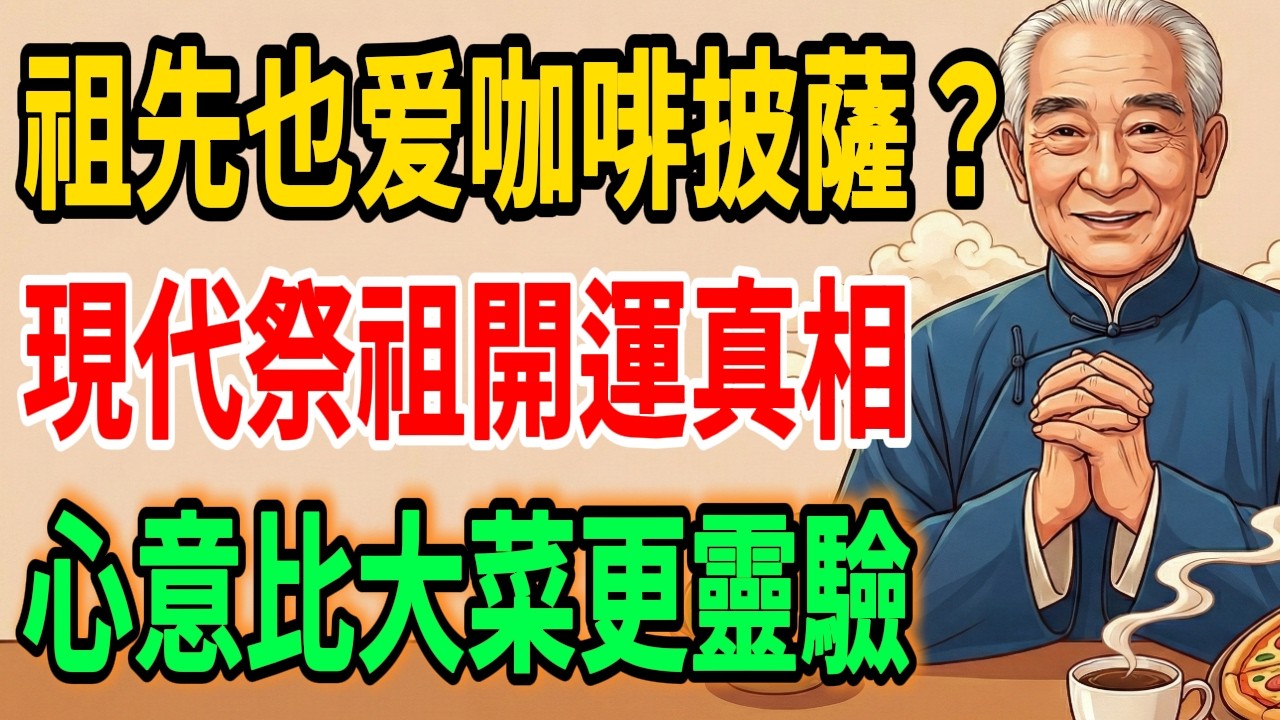 南懷瑾：供桌上擺這「兩樣洋貨」，祖先反而更開心，感應快得嚇人！#南懷瑾 #祭祖 #風水 #因果 #補財庫 #家庭和睦 #佛法智慧 #改運