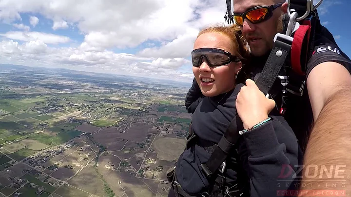 Anita Sloan's DZONE Tandem skydive at Skydive Idaho!