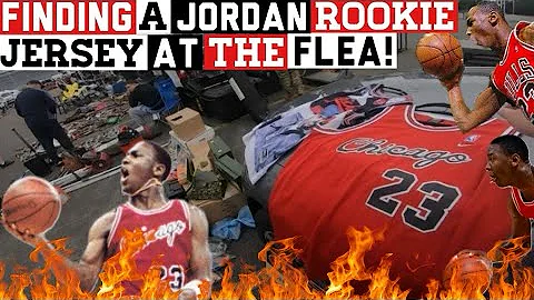 FOUND A MICHAEL JORDAN ROOKIE JERSEY AT THE FLEA MARKET - LIFE OF A PICKER, COLLECTOR, RESELLER