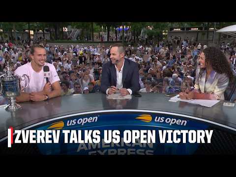 Alexander Zverev tells me winning a 2nd major still hasn’t sunk in | 2026 US Open