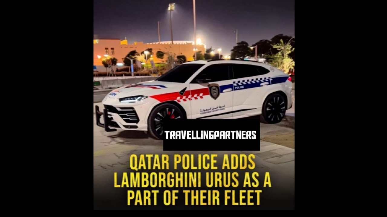 Qatar police vehicles is Lamborghini