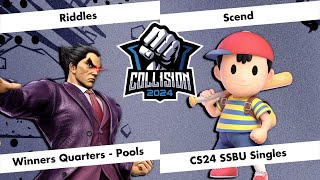 Collision 2024 - Riddles (Kazuya) VS Scend (Ness) - Ultimate Singles Pools - Winners Quarters