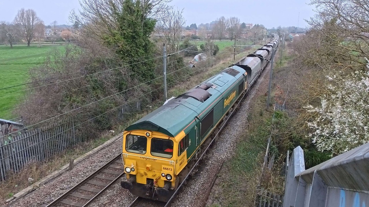 Freightliner 66613 - 6R07 Ely Mlf Papworth Sidings to Tilbury Lct Flt on 09.03.2026