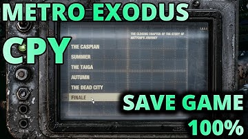 Metro Exodus 100% Save Game for CPY Download All Completed 100% Working