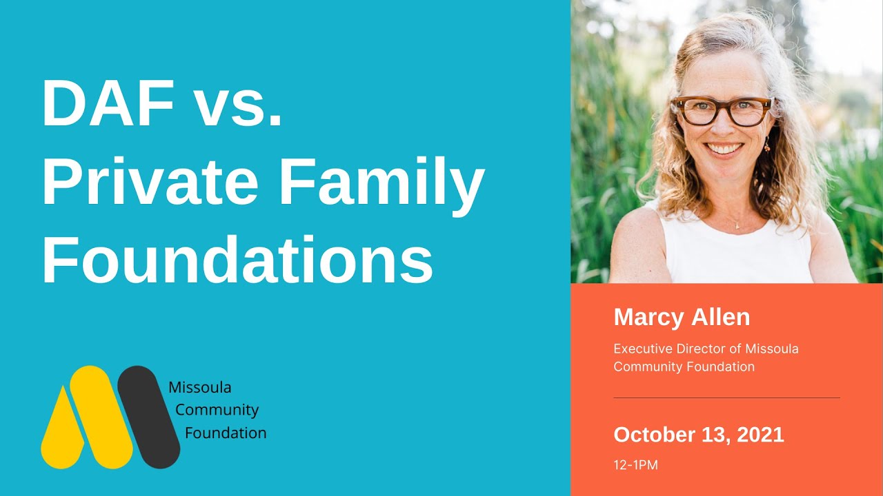 DAF vs  Private Family Foundations