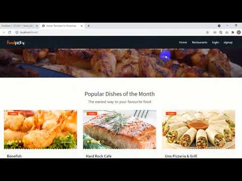 PHP & MYSQL - Food Order Source code download free