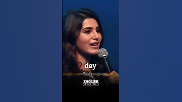 Thumbnail of I ate one meal a day | Samantha Ruth Prabhu