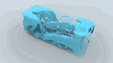 Slow-Motion Splash made in Realflow and Cinema4D