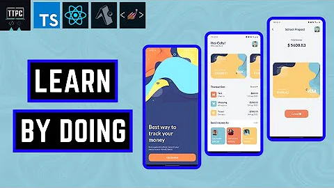 Create A React Native TypeScript Project | A Beautiful Wallet App Design