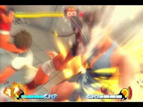 Dj-B13's Street Fighter IV Various Character Combo Exhibition Video