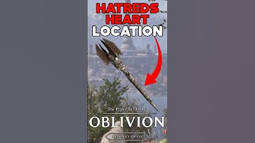 SECRET HATREDS HEART UNIQUE MACE LOCATION OBLIVION REMASTERED